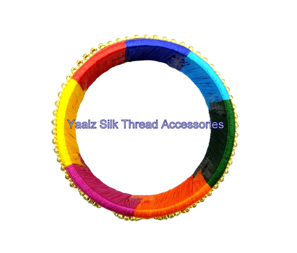 silk thread Single Bangle Collections 