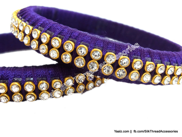 silk thread Single Bangle Collections 