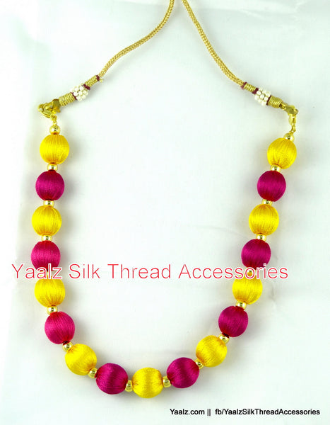 silk thread Necksets 