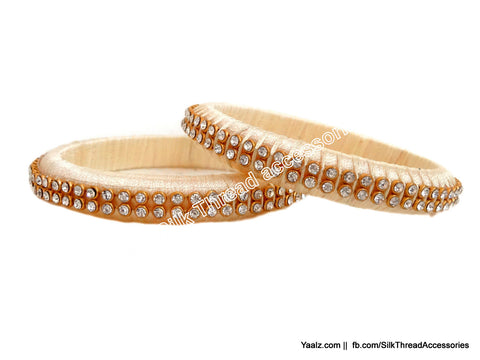 silk thread Single Bangle Collections 