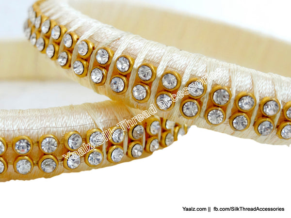 silk thread Single Bangle Collections 