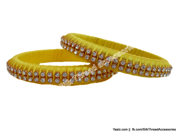 silk thread Single Bangle Collections 