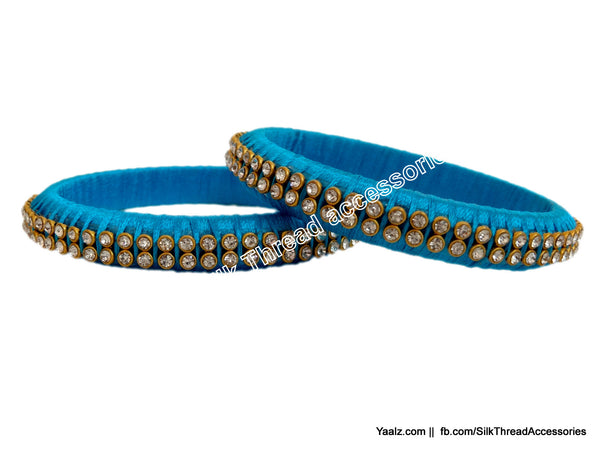 silk thread Single Bangle Collections 