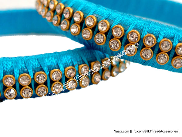 silk thread Single Bangle Collections 