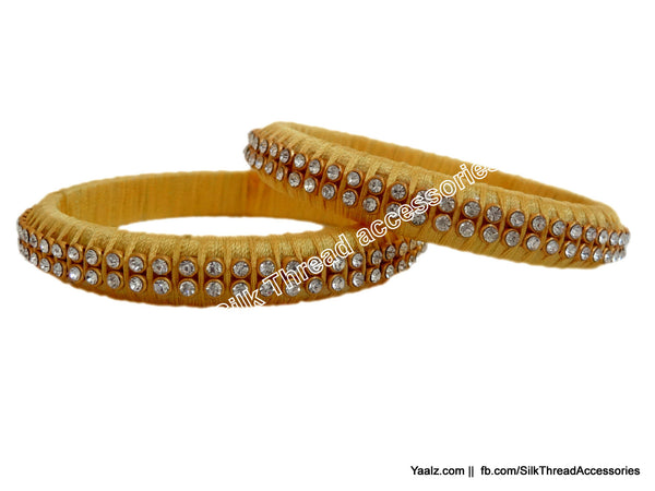 silk thread Single Bangle Collections 