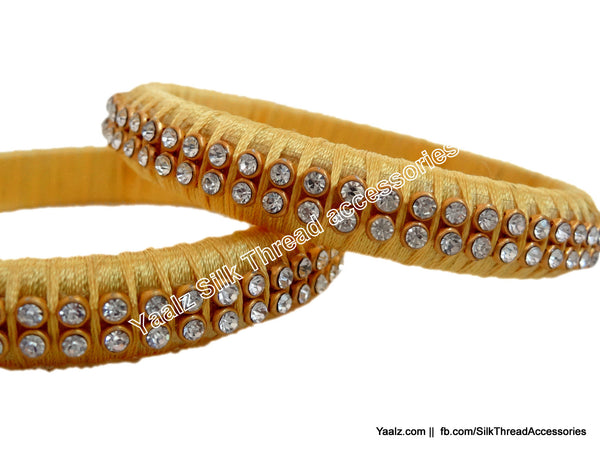 silk thread Single Bangle Collections 