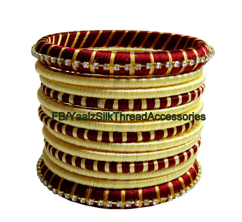 silk thread Assorted Bangle Collections 