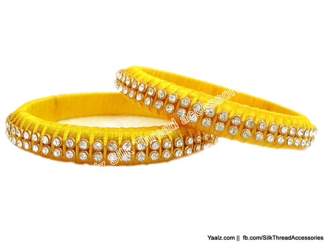silk thread Single Bangle Collections 
