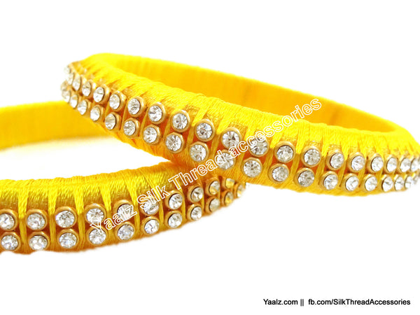 silk thread Single Bangle Collections 