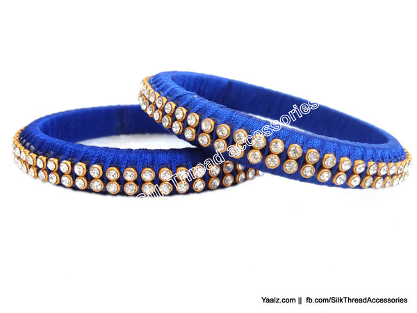 silk thread Single Bangle Collections 