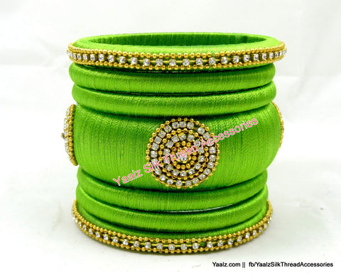 silk thread Assorted Bangle Collections 