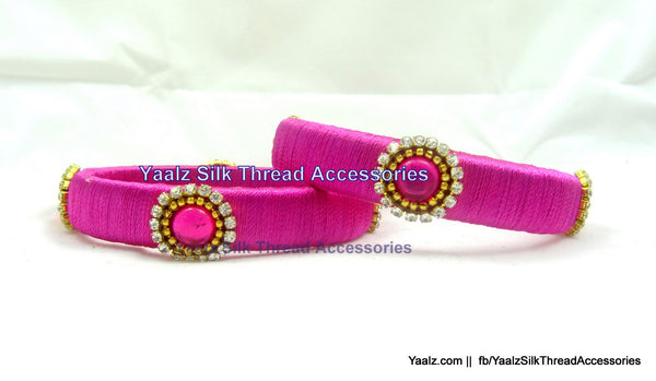 silk thread Single Bangle Collections 