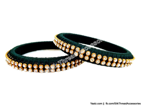 silk thread Single Bangle Collections 