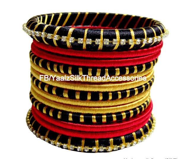 silk thread Assorted Bangle Collections 