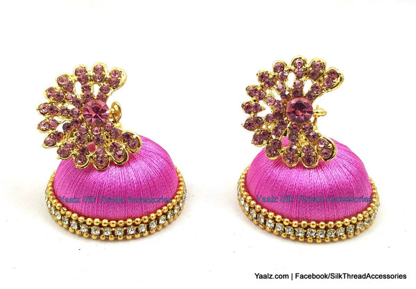 silk thread Grandeur Jumka Collections 