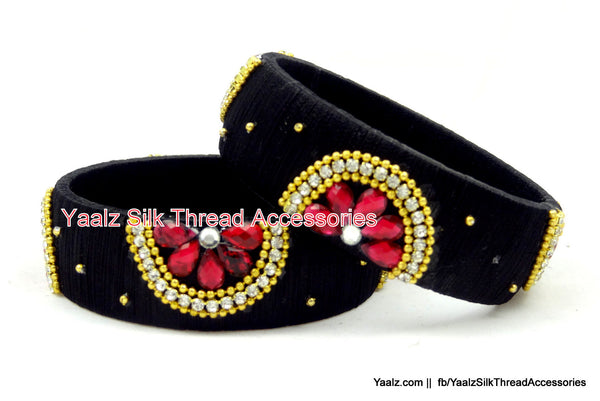 silk thread Single Bangle Collections 