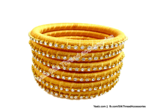 silk thread Assorted Bangle Collections 
