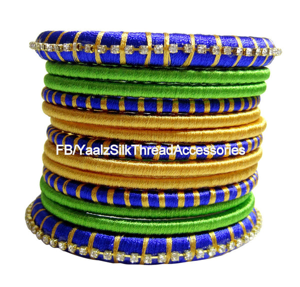 silk thread Assorted Bangle Collections 