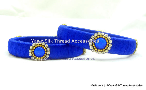 silk thread Single Bangle Collections 