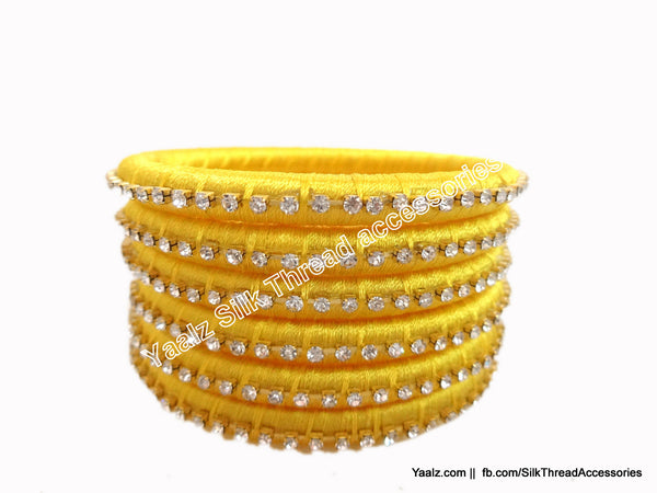 silk thread Assorted Bangle Collections 