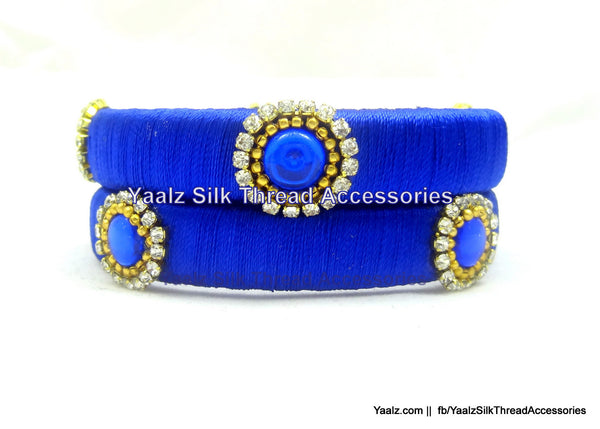 silk thread Single Bangle Collections 
