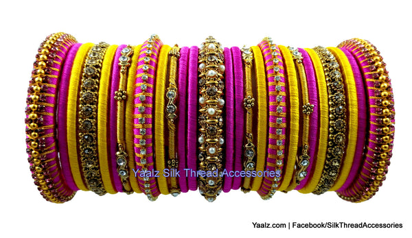 silk thread Grandeur Bangle Collections 