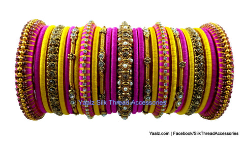 silk thread Grandeur Bangle Collections 