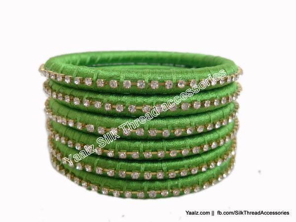 silk thread Assorted Bangle Collections 