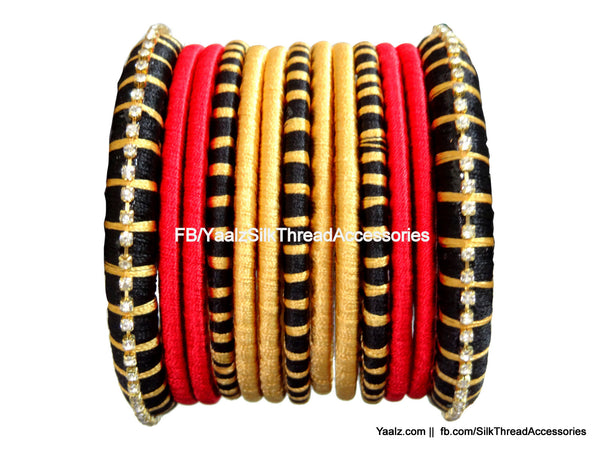 silk thread Assorted Bangle Collections 