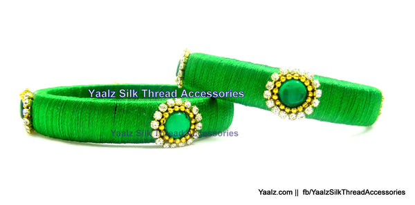 silk thread Single Bangle Collections 