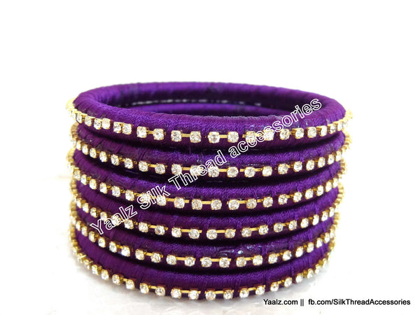silk thread Assorted Bangle Collections 