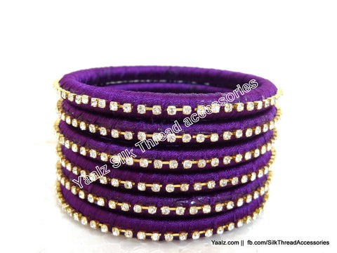 silk thread Assorted Bangle Collections 