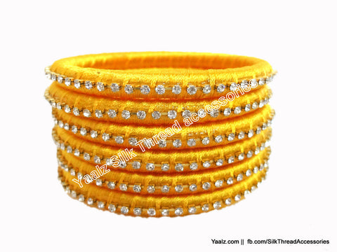 silk thread Assorted Bangle Collections 