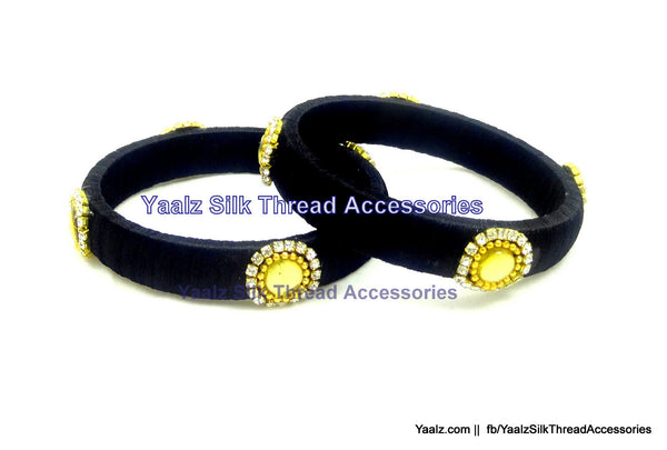 silk thread Single Bangle Collections 