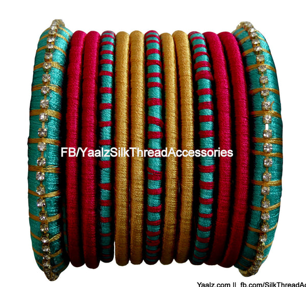 silk thread Assorted Bangle Collections 
