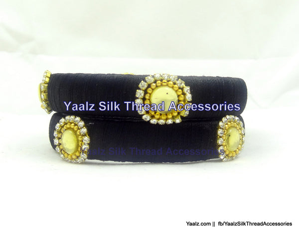 silk thread Single Bangle Collections 