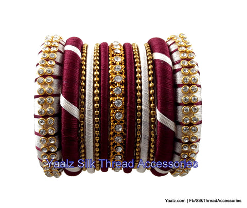 silk thread Grandeur Bangle Collections 