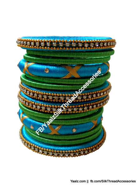 silk thread Assorted Bangle Collections 