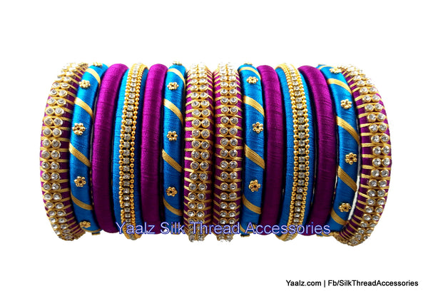 silk thread Grandeur Bangle Collections 