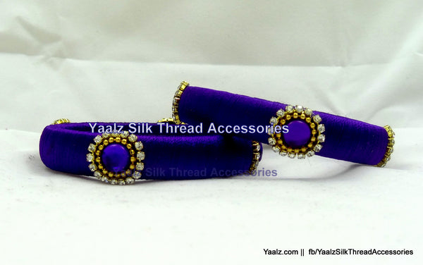 silk thread Single Bangle Collections 