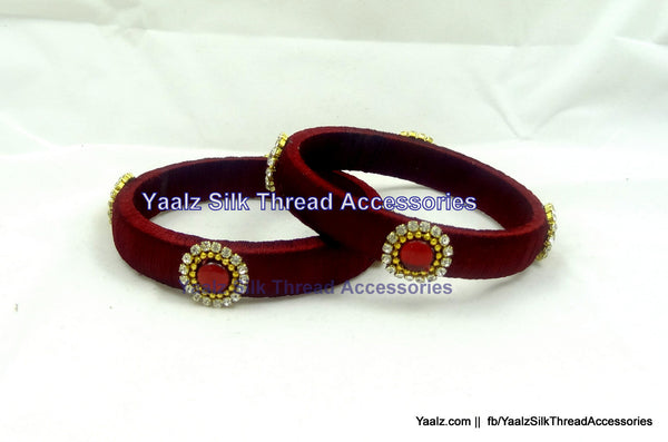 silk thread Single Bangle Collections 