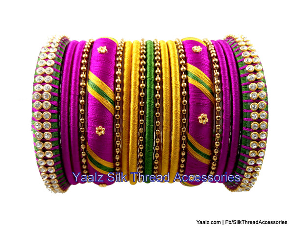 silk thread Grandeur Bangle Collections 