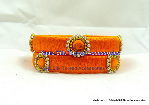 silk thread Single Bangle Collections 