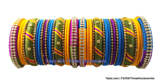 silk thread Grandeur Bangle Collections 