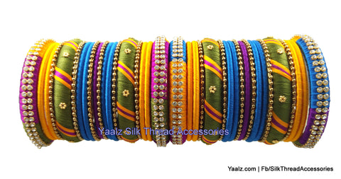 silk thread Grandeur Bangle Collections 