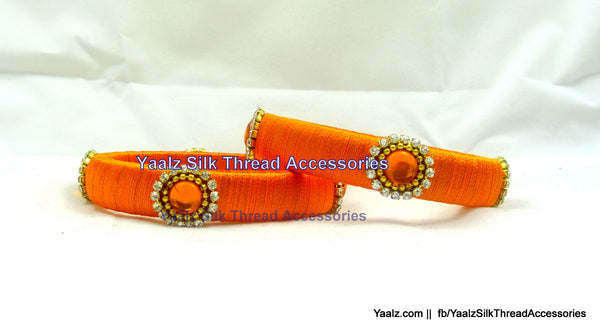 silk thread Single Bangle Collections 