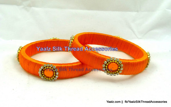 silk thread Single Bangle Collections 