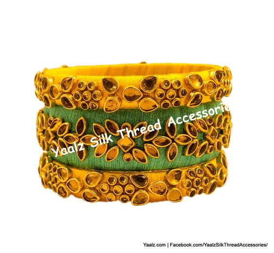 silk thread Grandeur Bangle Collections 