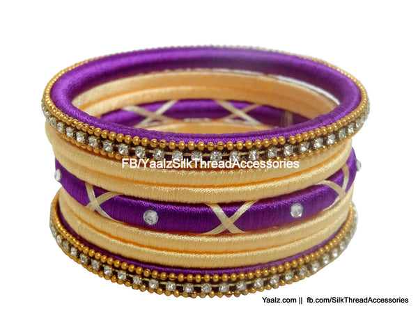silk thread Assorted Bangle Collections 