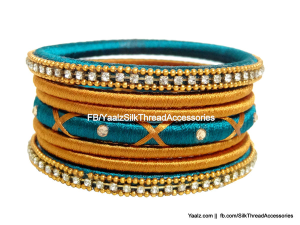 silk thread Assorted Bangle Collections 